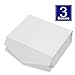 Cohaja Matte White Gift Box with Lid | 3 Pack | 12 x 9 x 4 Inch | Magnetic Closure | Multiple use | Decorative Gift or Storage Boxes for Bridesmaid Proposals, Favors, Weddings, Office and More