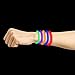 Fun Central 100 Pack - 8 Inch Glow Stick Bracelets Bulk Party Favors - Assorted