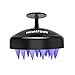 Hair Scalp Massager, Shampoo Brush with Soft Silicon Brush by HAWATOUR - Black primary