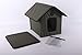 K&H Pet Products Outdoor Kitty House - Outdoor Cat House (unheated) Cat Shelter Olive/Olive 19 X 22 X 17 Inches
