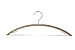 Wooden Suit/Coat hanger super stylish high-end walnut hanger with sturdy double screwed chrome hook and skirt/dress hooks underneath-Natural finishing-5pack