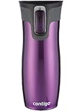 Contigo Autoseal West Loop Purple Stainless Steel Travel Mug with Open-Access Lid, Lilac 16 oz (Discontinued by Manufacturer)