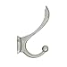 MODONA Four Pronged Robe & Towel Hook - Satin Nickel - 5 Year Warrantee