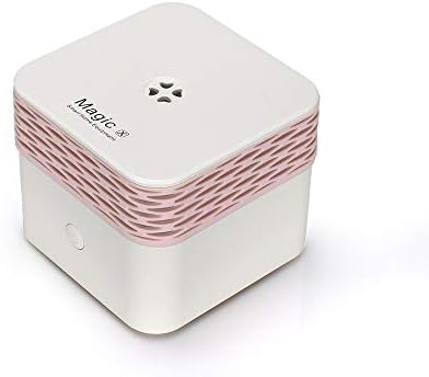 USB Aroma Diffuser Essential Oil Diffuser Aromatherapy & Night Lamp Car Air Refreshener 150ml Waterless Auto-Off Ultrasonic Cool Mist BPA-Free(white)