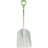 AMES 2682700 Poly Scoop with Hardwood Handle and D-Grip, 46-Inch