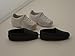 2 Pairs of Ken Doll Shoes White Tennis Shoes and Black Loafers