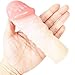 Realistic Thick Cock Penis Extender Girth Enhancer Extension Sleeve Sheath (Special Edition) (Large (4))