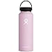 HYDRO FLASK Wide Mouth Bottle 40 Oz Lilac, 1 EA