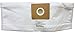 CASA VACUUMS replacement for Shop-Vac Type A HEPA FILTRATION Bags, compatible to 9066700 1.5-Gallon All Around Collection Bag, 6-Pack