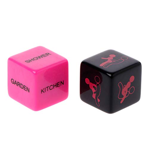 GMSP 2PCS Flirting Dices Position Fun Adult Erotic Posture Couple Lovers Humour Game Toy Novelty Party - Thumbnail 5