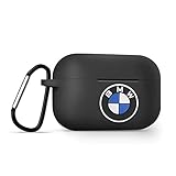 BMW Airpods pro Case,3D Super Hero Silicone Airpods pro Charging Cover,Shockproof Full Protective Skin Cases + Carabiner Keychain for Apple Airpods pro (BMW)