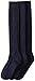 Jefferies Socks Big Girls' School Uniform Acrylic Cable Knee High (Pack of 3), Navy, Medium