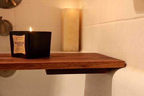 Adjustable Bath Shelf, Fits all standard size tubs, Wooden Bath Caddy, Bath Caddy Tray, Luxury Bath Tub Shelf, Gift For Her - Thumbnail 3