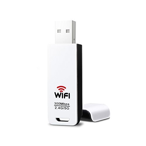 DIZA100 300mbps Wireless Dual Band 2.4GHz and 5.0GHz Wi-Fi Network USB Adapter Supports ad-hoc Modes Compatible with Windows 10 DIZA100 300mbps Wireless Dual Band 2.4GHz and 5.0GHz Wi-Fi Network USB Adapter Supports ad-hoc Modes Compatible with Windows 10