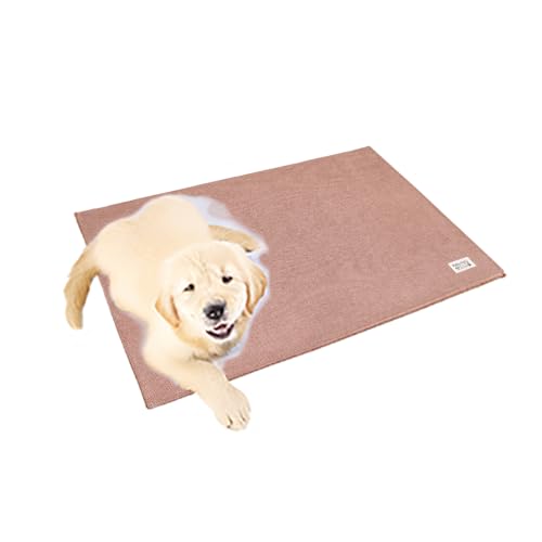 サンベルム(Sanbelm) 犬用 猫用 トイレマット 下敷き PallyPallyPETS ペット撥水日和 120cm(折) ピンク 約120×86cm ワイドシーツ 4枚 対応 ケージの下に敷く はっ水加工 吸水 洗濯できる すべり止めつき TU38701