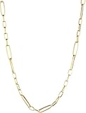Roberto Coin Women's 18K Alternating Rectangle Link Chain Necklace Yellow Necklace
