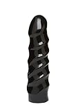 Doc Johnson Vac U Lock Codeblack Raging Hard On Dildo, 6 inch