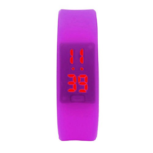 LED Watch, Malltop Unisex Silicone Bracelet Water Resistant Digital Sports Wrist Watch