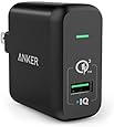 Quick Charge 3.0, Anker 18W USB Wall Charger (Quick Charge 2.0 Compatible) PowerPort+ 1 for Galaxy S7/S6/Edge/Plus, Note 5/4, LG G4, HTC One A9/M9, Nexus 6, iPhone, iPad and More