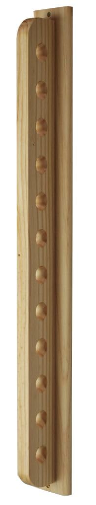Expovinalia Natural Wine Rack for Hanging on the wall, Pine, Rustic, 85 x 8 x 8 cm