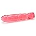 Doc Johnson Crystal Jellies - 12 Inch Big Boy - Pink