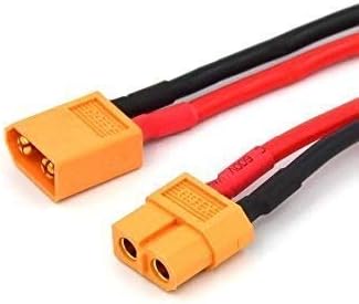 GTIWUNG 2 Pair XT60 Male Female Connectors with 12AWG Silicone Wire 10cm - Image 3