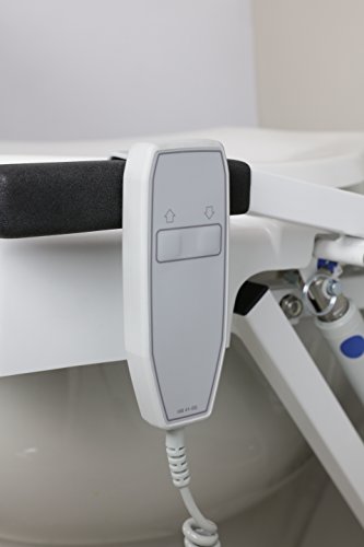 EZ-ACCESS, Tilt Toilet Lift, Single Motor, Standard Seat, Arms and Seat Move Naturally While Sitting Down and Standing Up From Commode, Increase Independence, Security, Safety in the Bathroom - Thumbnail 5