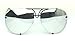 Aviator Flat Top Frame Shadow Ombre Women Large Sunglasses Boyfriend