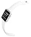 BANDEX Sport Band For Apple Watch 38mm, Soft Silicone Strap Replacement Wristbands For Apple Watch Sport Series 3 Series 2 Series 1(White S/M)