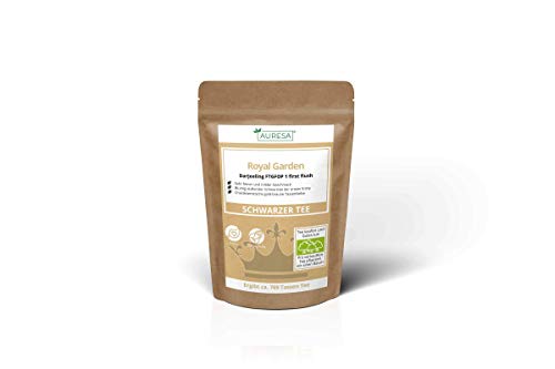 AURESA Schwarztee Royal Garden | Sanfter first flush Darjeeling | Sehr gut auch für Tee Neulinge geeignet – Bild 8
