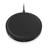 Belkin Boost Up Wireless Charging Pad 10W - Qi Wireless Charger for iPhone Xs, XS Max, XR/Samsung Galaxy S9, S9+, Note9 / LG, Sony and More (Black) (Renewed)