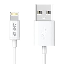 Anker Premium Lightning to USB Cable - 3 Feet (0.9 Meters) for iPhone 7, 6s Plus, 6 Plus, 5s 5c 5, iPad Air, Air2, Pro, iPad mini,mini2, mini3, mini 4, iPad 4th Gen, iPod nano 7th Gen and iPod touch 5th Gen [Apple MFi Certified] (White)