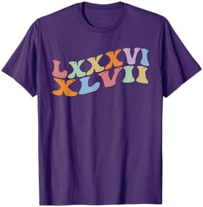 Amazon.com: 86 47 Roman Numerals LXXXVI XLVII 8647 Subtle Anti