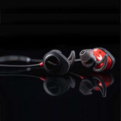 Replacement Silicone Earbuds Ear Buds Tips Eargel Isolation Double Flange for Bose QuietControl 30 QC20 QC20i QC30 Soundsport SIE2 SIE2i IE2 IE3 Wireless Headphones Earphones 3 Pairs S M L (Black) - Thumbnail 5