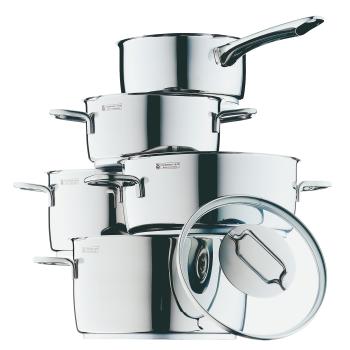 WMF Astoria Topfset 5-teilig mit Glasdeckel, Kochtopf