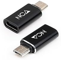10.02.0014 - Adaptador Micro USB para USB-C, Micro B/M- USB-C/H, Preto
