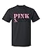 Promotion & Beyond Breast Cancer Awareness Pink Strong T-Shirt for Men Fight Cancer Shirts, Black, 3XL
