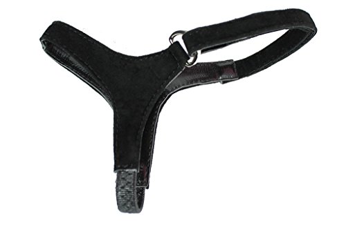 Eliza May Detachable Shoe Straps - to Hold Loose high Heeled Shoes, Wedges and Flats (Black Suede Classic)