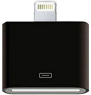 Premium 30 Pin To 8 Pin Lightning Adapter, Pancant Lightning to 30-Pin Adapter for iPhone 5/5S/6/6S/6 Plus/6S Plus/SE, iPad 4th Generation/Air/Mini/Pro (Black)