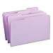 Smead File Folder, Reinforced 1/3-Cut Tab, Legal Size, Lavender, 100 per Box (17434)