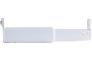 Teravan Standard Toilet Paper Holder Extender for Extra-Large Rolls – Perfect for Double, Triple Rolls in Regular or Ceramic Bathroom Wall Holders, White, 1 Unit