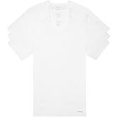 Calvin Klein Mens Cotton Classic 3-Pack Slim Undershirts