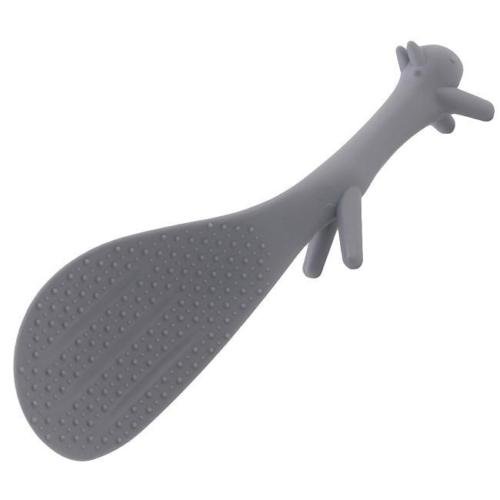 NPLE--1x Kitchen Squirrel Shape Non-stick Rice Paddle Scoop Spoon Ladle Novelty Tool Z - Thumbnail 3