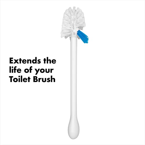 OXO Good Grips Toilet Brush with Rim Cleaner Replacement Head Refill