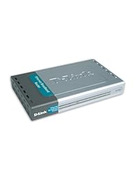 D Link di 704p 4 Port 10BaseT 100BaseTX correa ancha Gateway con Servidor de impresión