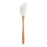 Staub 40509-251 Accessories Olivewood Silicone Spatula, 12-inch, White