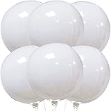 KatchOn, Large White Foil Balloons - 22 Inch, Pack