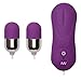 Demarkt Vibrating Egg, Waterproof 16 -Frequency Silicone Jump Eggs-Best Massager for Men or Women (Purple)