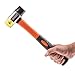 ZEXETT Rubber Mallet, 35mm Double-Faced Soft Hammer with Fiberglass Handle, Perfect for Leather Crafts, Jewelry and Flooring Installation (35 diameter)