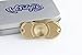 WeFidget's Premium Metal Fidget Spinners, EDC Spinners, Table Top Design, Relieve your Stress, Anxiety, ADHD, and Boredom! (Brass)